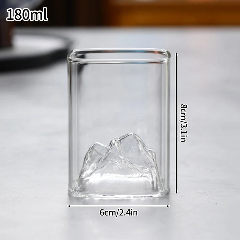 Glasses Cup Transparent Water Bottle Tumbler Whiskey Glass Drinkware Coffee Milk Juice Mug Cup Kitchen Accessory Stripe Cups 텀블러 Quick Pick Grocers