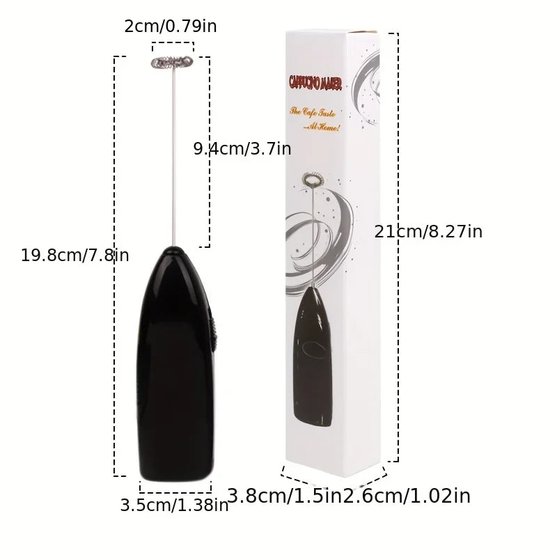 Handheld Electric Egg Beater Mini Battery Powered Milk Frother Coffee Drink Mixer Milk Foamer Kitchen Tools Quick Pick Grocers