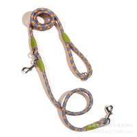 Reflective Nylon Leashes Pet Dogs Chain Traction Rope Leads for Running Dog Walking Free Hands Rope Chain for Small Large Dogs Quick Pick Grocers