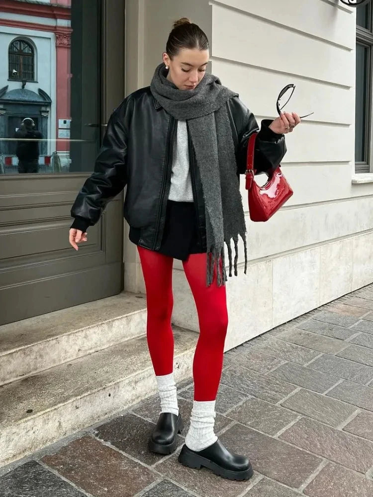 New Red Pantyhose Female Year Red Socks Tights Women Stockings Slim Lingerie Anti-hook Silk Velvet Wedding Bride's Leggings ## Quick Pick Grocers