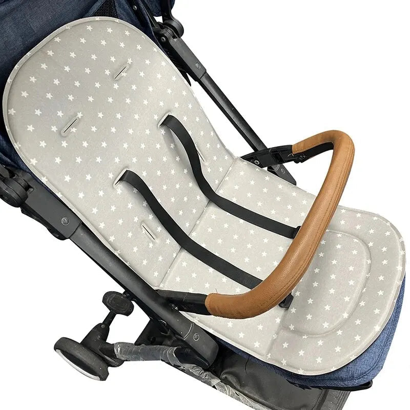 Stroller Seat Cushion Soft Baby Pushchair Car Cart High Chair Seat Trolley Cushions Kids Stroller Mattress Soft Pad Large Sizes Purest Peak