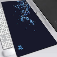 Japan Cherry Blossom Mouse Pad XXL Gray Laptops Gaming Deskmat Sakura Mousepad Anime Office Carpet Gamer Keyboard Computer Desks Quick Pick Grocers