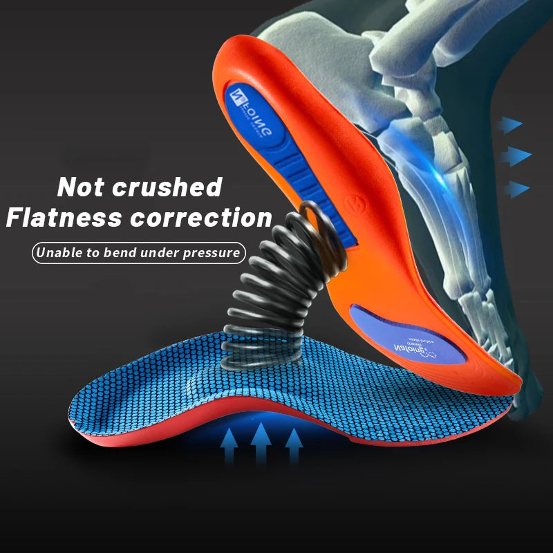 Sport Orthopedic Insoles for Feet Men Women EVA Breathable Shock Absorption Shoes Insole for Running Basketball Sport Care Pads Quick Pick Grocers