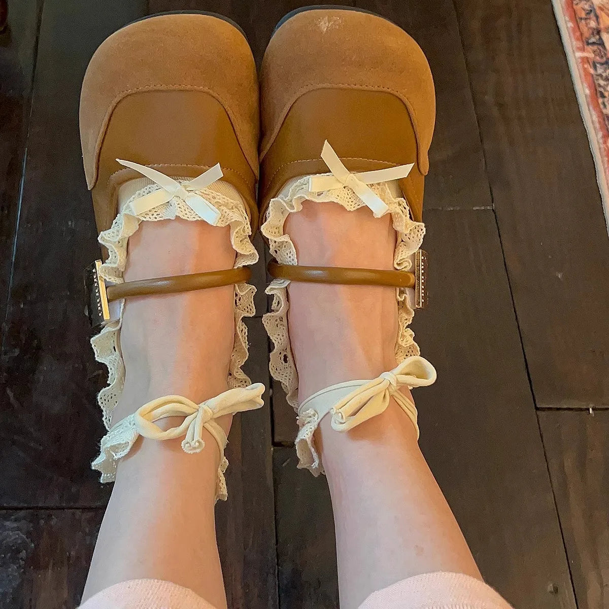Short Lace Socks Ballet Lace Lace Tie Women Boat Sock Anti slip Bow Short Sock Girls Japanese Mary Jane Ballet Shoes Socks Quick Pick Grocers