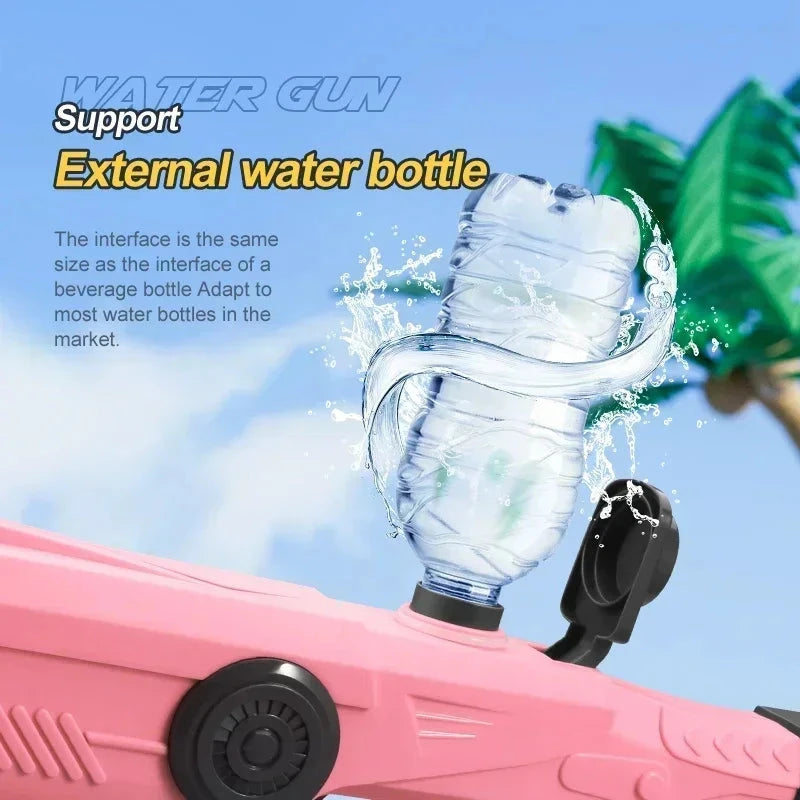 Electric Automatic Water Storage Gun Toys Portable Children Summer Beach Outdoor Fight Fantasy Spray Gun Toys Boy Kid Adult Game Econic Blanks