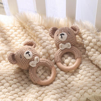 Baby Toys Crochet Animal Rattle Cartoon Music Rattle Toys for Baby Kawaii Teether Rattle Baby Toy 0 12 Months Montessori Toys Purest Peak