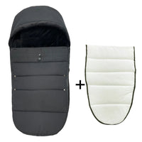 Universaln Stroller Footmuff Compatible with all YOYO Strollers and Bugaboo strollers - Windproof, Waterproof & Thermal Warm Purest Peak