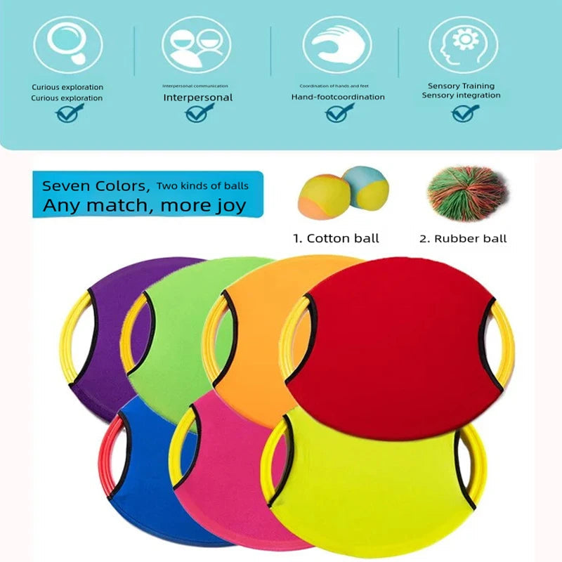 35cm Bouncing Circle Throwing Training Sensory Toy Kids Outdoor Games Balance Training Educational Learning Toys for Children Quick Pick Grocers