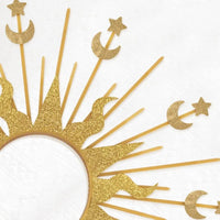 Fashion Sun God  Headband Star Gold COSPLAY Hair Hoop Moon The  of the Virgin Mary Halloween Headband Halloween Headwear Quick Pick Grocers