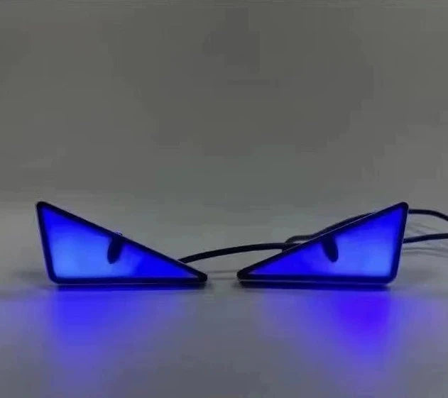 2PCS LED Devil’s Eye Lights – Universal Car & Motorcycle Headlight/License Plate Decorative Light Econic Blanks