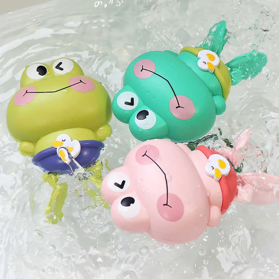 Children's bath toys - Clockwork frogs that float and swim Quick Pick Grocers