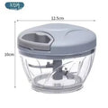 Home Kitchen Manual Ginger Grinder Garlic Mud Splasher Multifunctional Vegetable Cutter Handheld Meat Grinder Modern Minimalist Econic Blanks