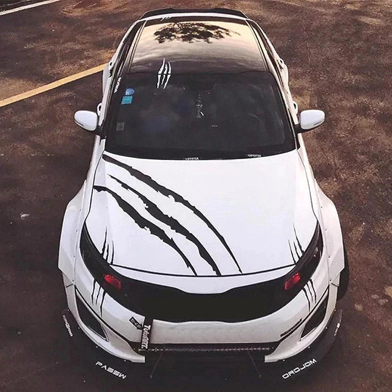 Car Stickers Ghost Claw Car Hood Vinyl Sticker Creative Modification Reflective Stickers Devil Paw Scratches Car Decoration Econic Blanks