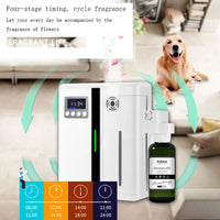 Scent Machine Aroma Diffuser Wall Mounted Hotel 160ML Aroma Diffuser With Fan Inside For Large Area Hotel Lobby Home Fragrance Quick Pick Grocers
