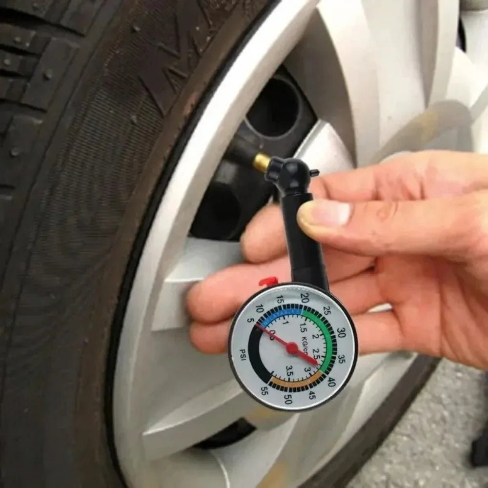 1pc Tire Pressure Gauge Car Tire Pressure Meter Car Tire Pressure Watch High Precision Tire Pressure Monitor Quick Pick Grocers