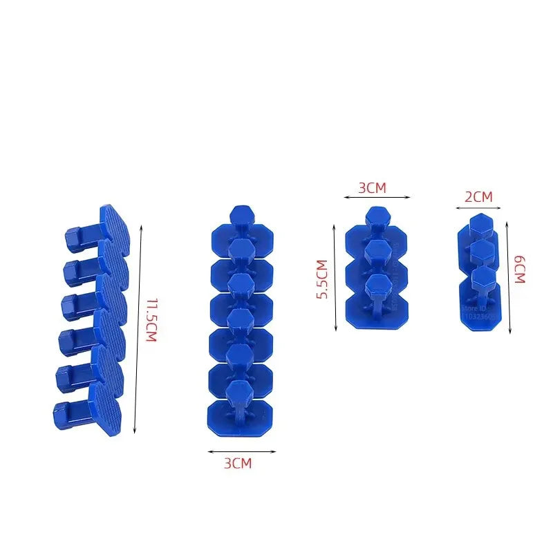 PWS Car Dent Repair Tools Puller Removal Kit Slide Hammer Reverse Hammer Tool Body Suction Cup Adhesive Blue Glue Tabs Quick Pick Grocers