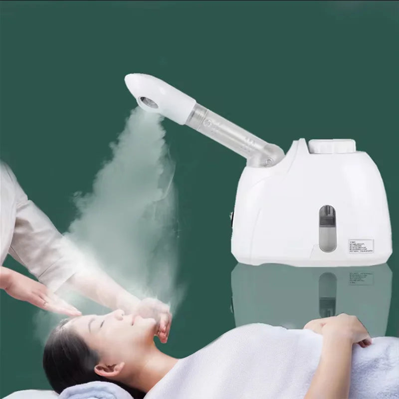 Ozone Facial Steamer Warm Mist Humidifier for Face Deep Cleaning Vaporizer Sprayer Salon Home Spa Skin Care Whitening Quick Pick Grocers
