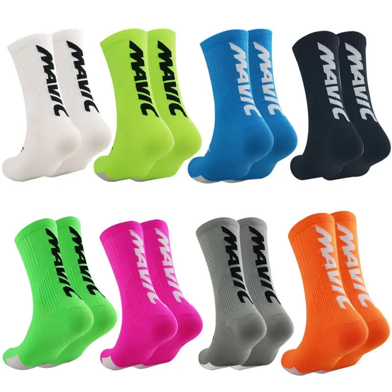 Unisex Sports Compression Socks 1 Pair Moisture-Wicking Breathable for Cycling Hiking Running Basketball Quick Pick Grocers