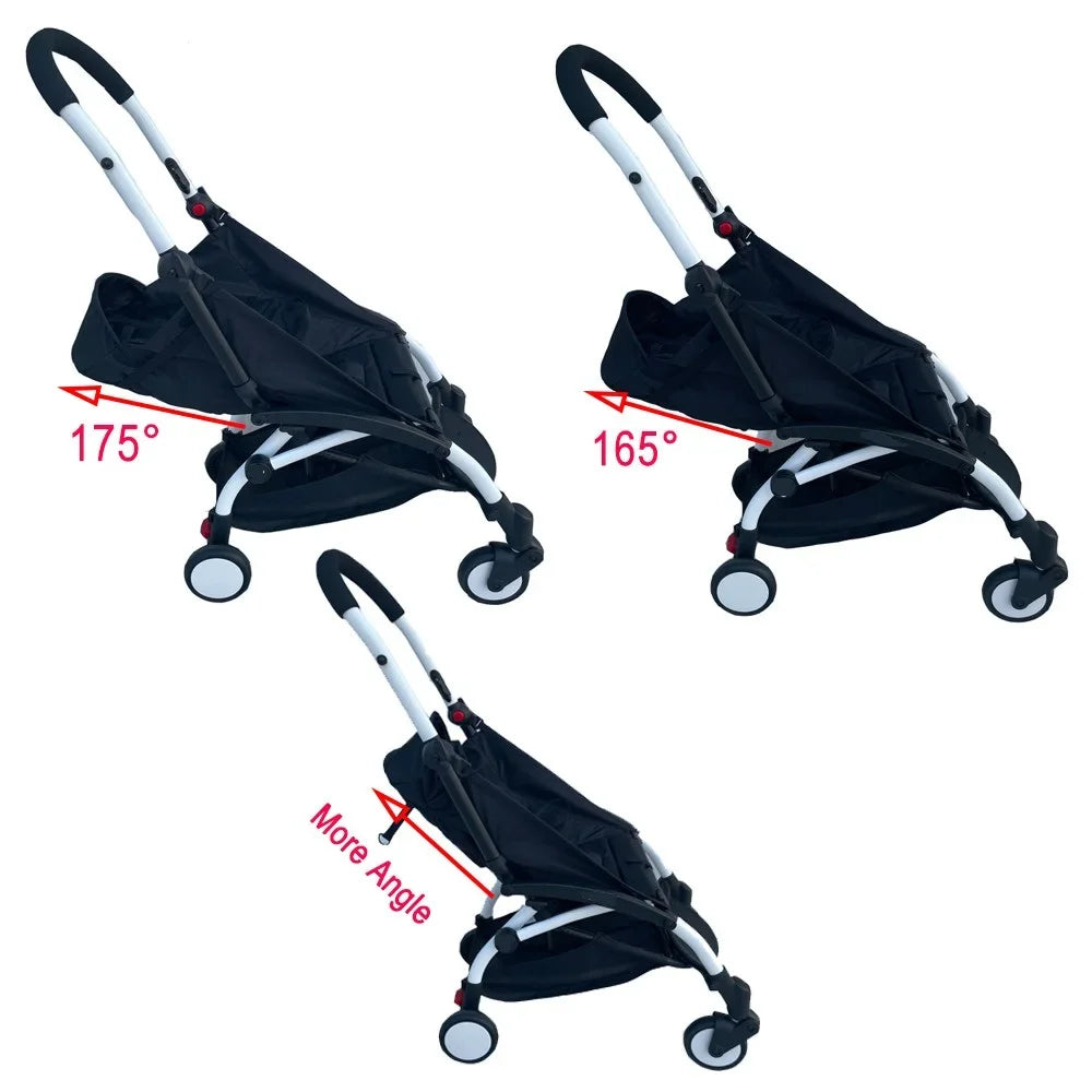 COLU KID® Baby Stroller Accessories Cushion Seat For Babyzen Yoyo Yoyo2 Stroller 175 Degrees Cloth Linen Original Material Purest Peak