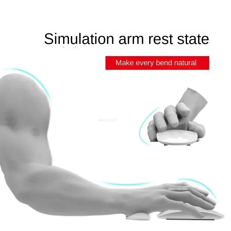 Ergonomic Mouse Pad Wrist Pad Silicon Gel Non-slip Streamline Wrist Rest Support Mat Computer Mousepad for Office Gaming PC Econic Blanks
