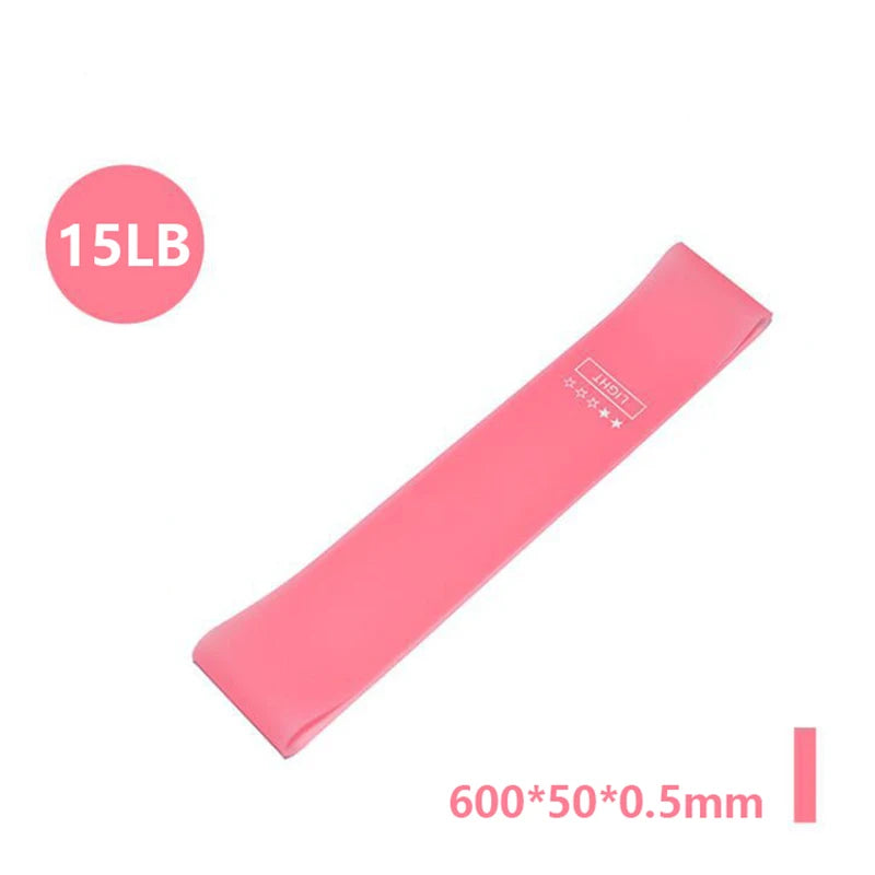Portable Fitness Workout Equipment Rubber Resistance Bands Yoga Gym Elastic Gum Strength Pilates Crossfit Women Weight Sports Econic Blanks