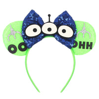 New Christmas Halloween Mouse Ears Headband Cartoon Sequin Bows Headband Birthday Party Princess Cosplay Costume For Women Adult Quick Pick Grocers