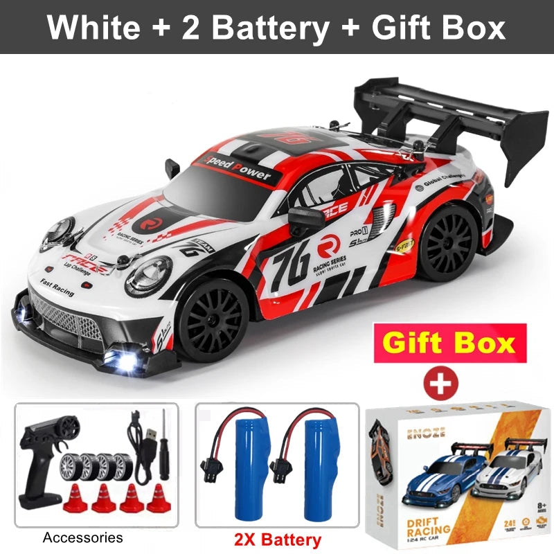 4WD RC Drift Car Remote Control GTRPRO AE86PRO Model 4x4 Racing RTR Radio Truck Vehicle Toy Gift for Boy Girl Children Kid Adult Econic Blanks