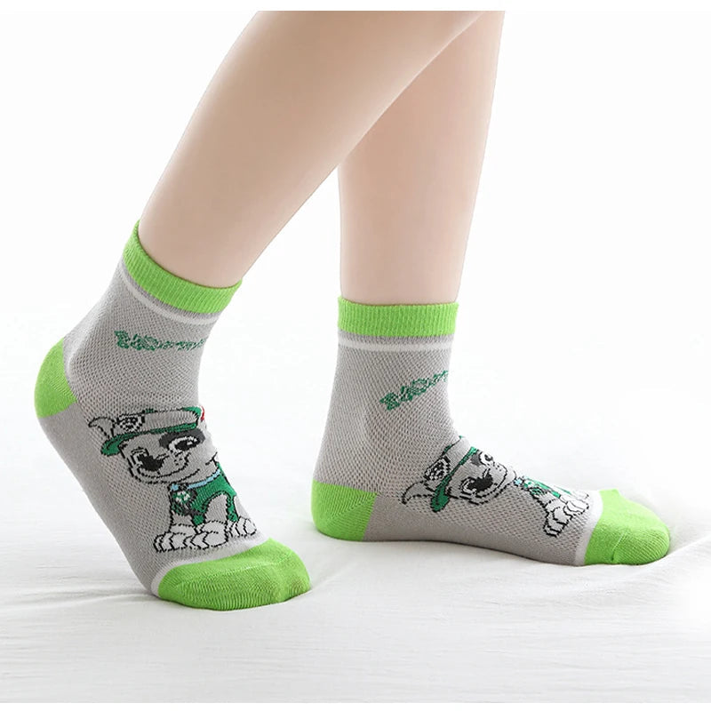 5 Pairs Paw Patrol Kids Socks Cotton Boys Cute Cartoon Socks for Children Baby Casual Socks Spring and Summer Boys Socks Quick Pick Grocers
