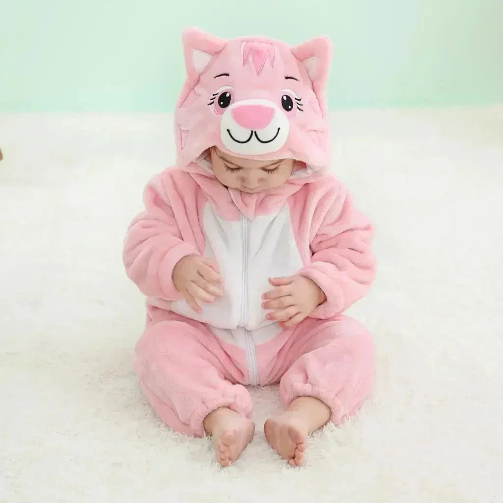0 1 2 3 4 Years Kigurumi Pajamas for Toddler Baby Clothes Children Outfits Infant Dinosaur Unicorn Cat Robbit Cosplay Costumes Econic Blanks