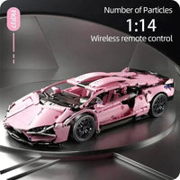 TOYLINX 1280Pcs Technical Building Blocks Racing Car Model Remote Control Electric RC Car Version Optional Construction Toys Quick Pick Grocers