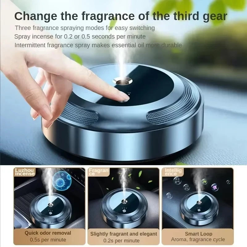 Smart Car Air Freshener Fragrance Diffuser Car Mist Humidifier Essential Oil Diffuser Aromatherapy Interior Accessories Quick Pick Grocers