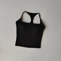 Sports and Fitness Vest with Chest Pad Summer Shockproof Beauty Back Nude Feeling Suit Pilates Training Yoga Top Yoga Clothing Quick Pick Grocers