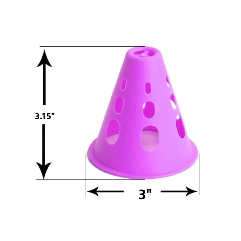 20/40/60 PCS Colorful Windproof Skate Marker Cones Roller Football Marking Cup Soccer Training Equipment Quick Pick Grocers