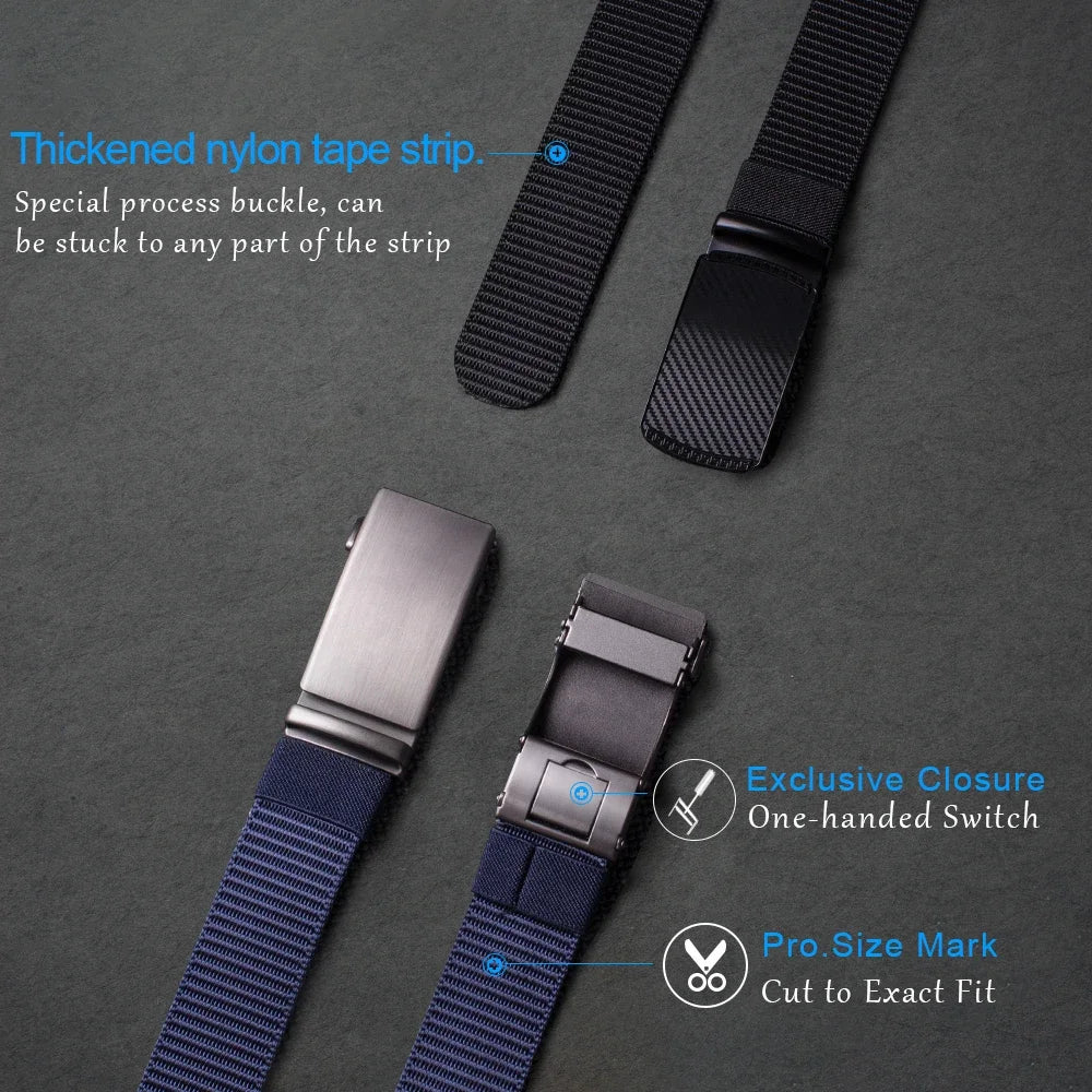 Automatic Buckle Light Comfortable Nylon Military Belt Outdoor Hunting Multifunctional Tactical Canvas Belt High Quality Men Bel Quick Pick Grocers