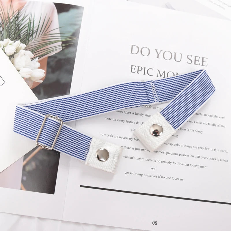 Elastic Belt Without Buckle Canvas Women Buckle Free Belt Ladies Jeans Pants Waist Lazy Belt Stretch No Buckle Invisible Belt Quick Pick Grocers