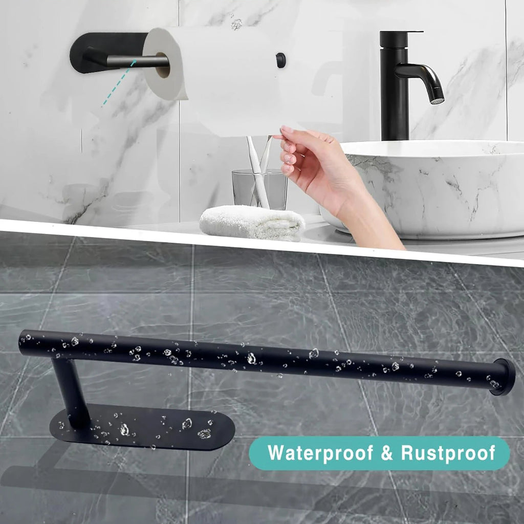 Kitchen Paper Towel Holder Adhesive Tissue Hanger Toilet Roll Paper Dispenser Cabinet Storage Napkin Rack Bathroom Accessories Econic Blanks