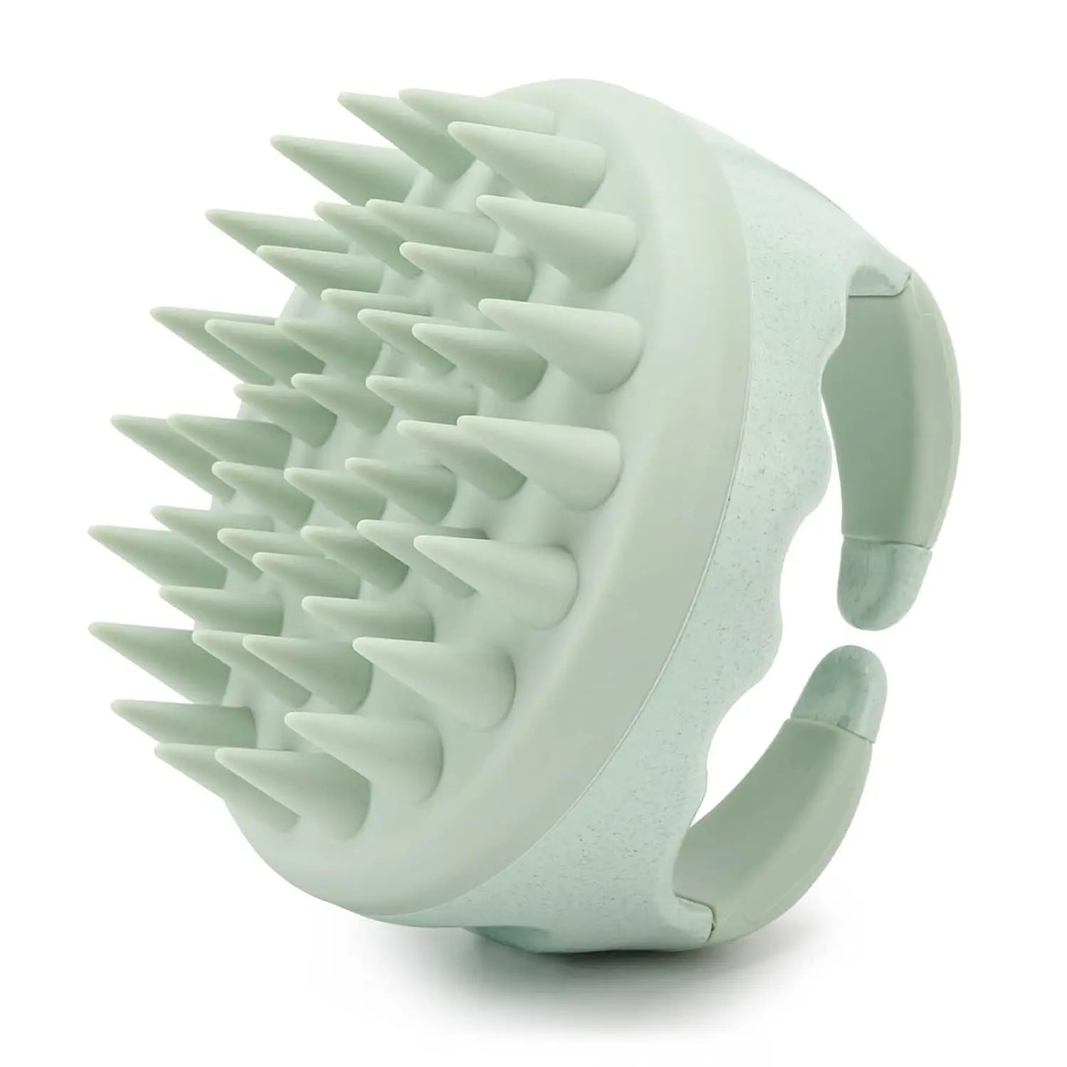 Hair Scalp Massager Shampoo Brush Hair Scrubber Washing Brush Silicone Scalp Exfoliator for Dandruff Removal- Beige Quick Pick Grocers