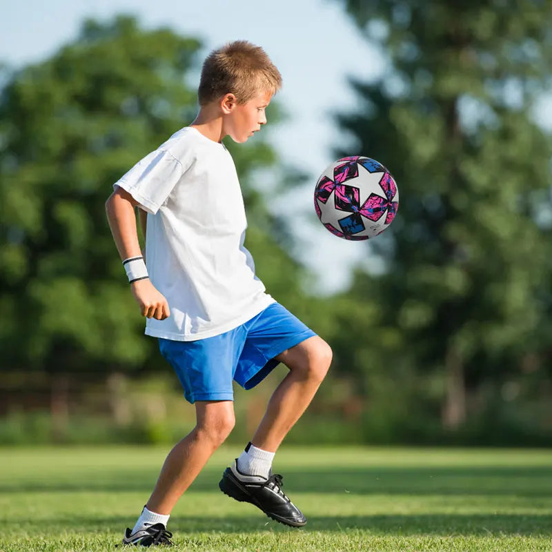 Standard Soccer Ball Professional Outdoors Sports Match Balls Training Seamless Football High Quality PU Material Size 5 Size 4 Quick Pick Grocers