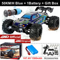 4WD Remote Control Car Off Road 4x4 RC High Speed Buggy Truck Super Brushless 50 or 80KM/H Fast Drift Racing Toy Kids Adults Econic Blanks