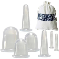 Silicone Vacuum Cupping Massage Jars Anti Cellulite Massage Facial Suction Cups Face Neck Lift Skin Scraping Guasha Anti Wrinkle Quick Pick Grocers