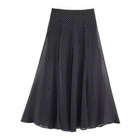 Polka Dot Printed Midi Skirts Two Piece Sets for Women 2025 Summer Chic Bow Tied Blouse Top Suits Woman 2 Piece Outfits Quick Pick Grocers