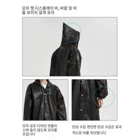 High Quality 1piece 145*68CM EVA Unisex Raincoat Thickened Raincoat Women Waterproof Men Black Camping Waterproof Rainwear Suit Quick Pick Grocers