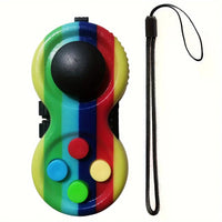 Fidget Pad with 8 Fidget Functions, Fidget Controller Stress Reducer, Fidget Toy Cube Relieves Stress and Anxiety Toys Quick Pick Grocers