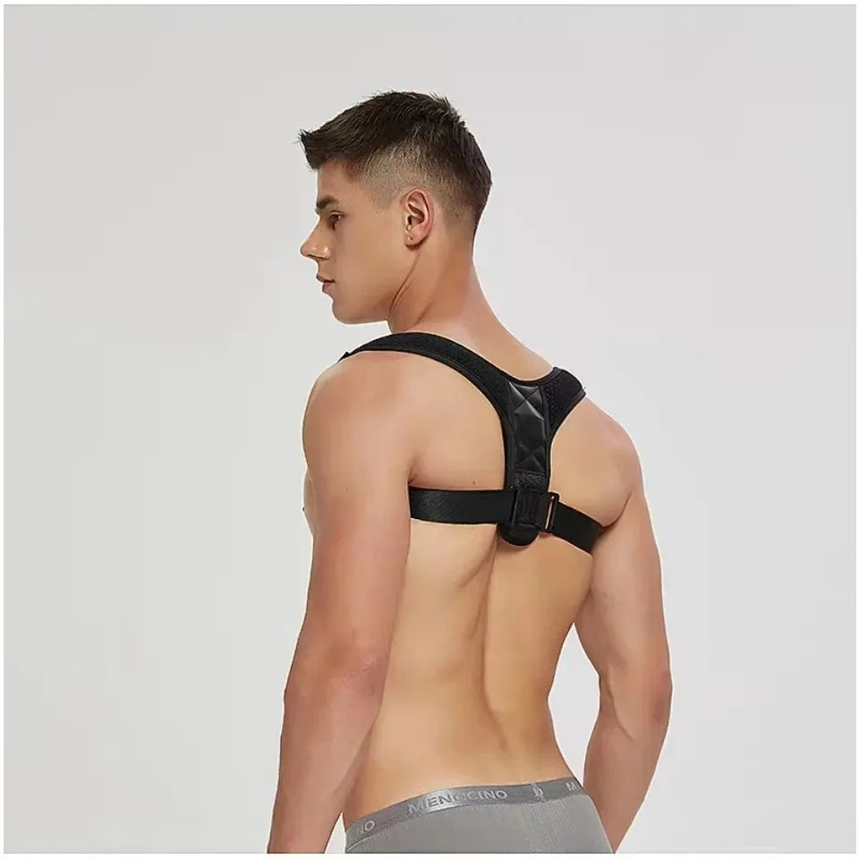Adjustable Posture Corrector for Men & Women, Comfortable Back Support Brace – Invisible Wearable for Office, Gym, Outdoor Activ Quick Pick Grocers
