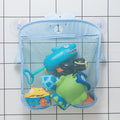 QWZ New Cartoon Duck Baby Bathroom Mesh Bag Sucker Design For Bath Toys Kids Animal Shapes Cloth Sand Toys Storage Net Bag Quick Pick Grocers