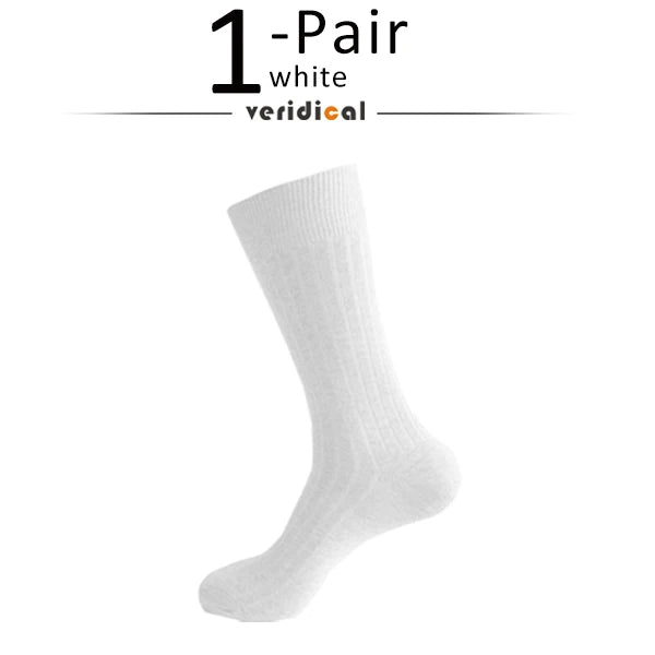Man Long Socks Plus Combed Cotton Striped Business Breathable,Deodorant Party Dress Large Size Formal Socks Gentleman EU45-50 Quick Pick Grocers