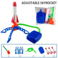 Kids Outdoor Rocket Foot Pump Outdoor Air Pressing Soaring Rocket Suit Jumps Air Powered Rocket Launcher Game Children Toy Gifts Econic Blanks