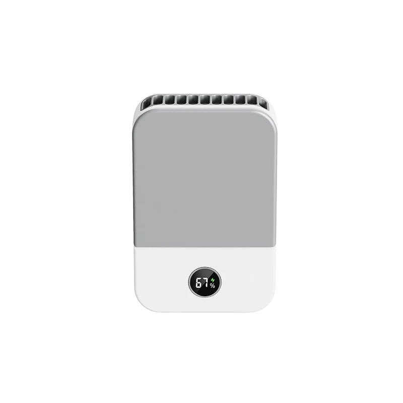 Portable Waist Fan Hanging Neck Fan Mini USB Rechargeable Portable Waist Clip Fan for Outdoor Sports Working Travel Small Fan Quick Pick Grocers