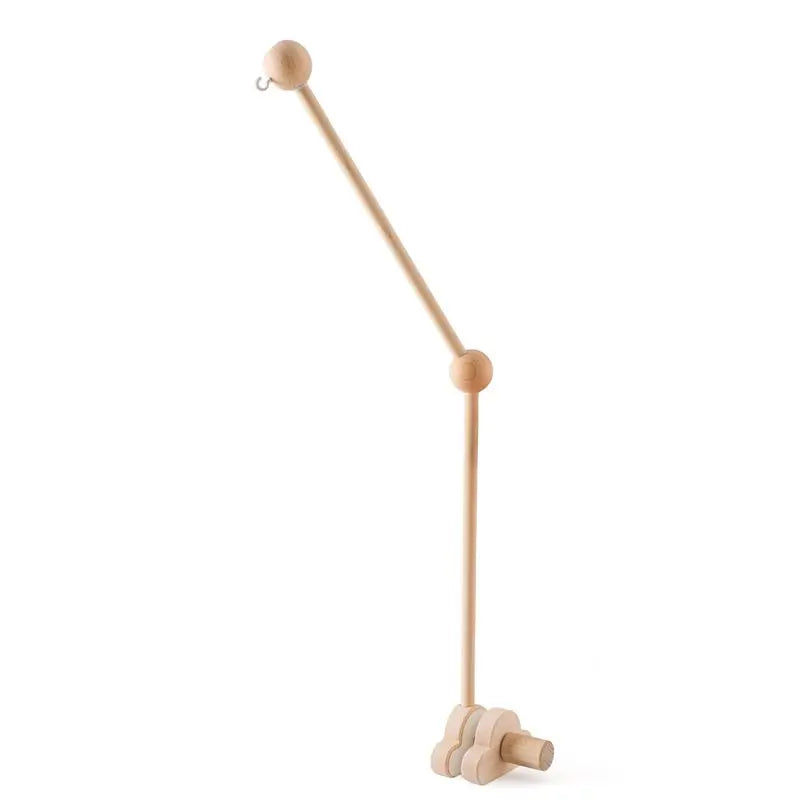 Baby Rattle Toy Bed Bell Bracket Wooden Mobile 0-12 Months Newborn Crochet Bed Bell Hanging Toys Holder Bracket Infant Crib Gift Purest Peak