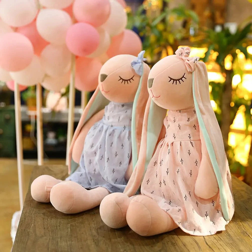 35cm Cute Bunny Plush Toy – Soothing Sleeping Rabbit Doll for Kids Econic Blanks